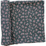 Olive Bloom Muslin Swaddle Blanket