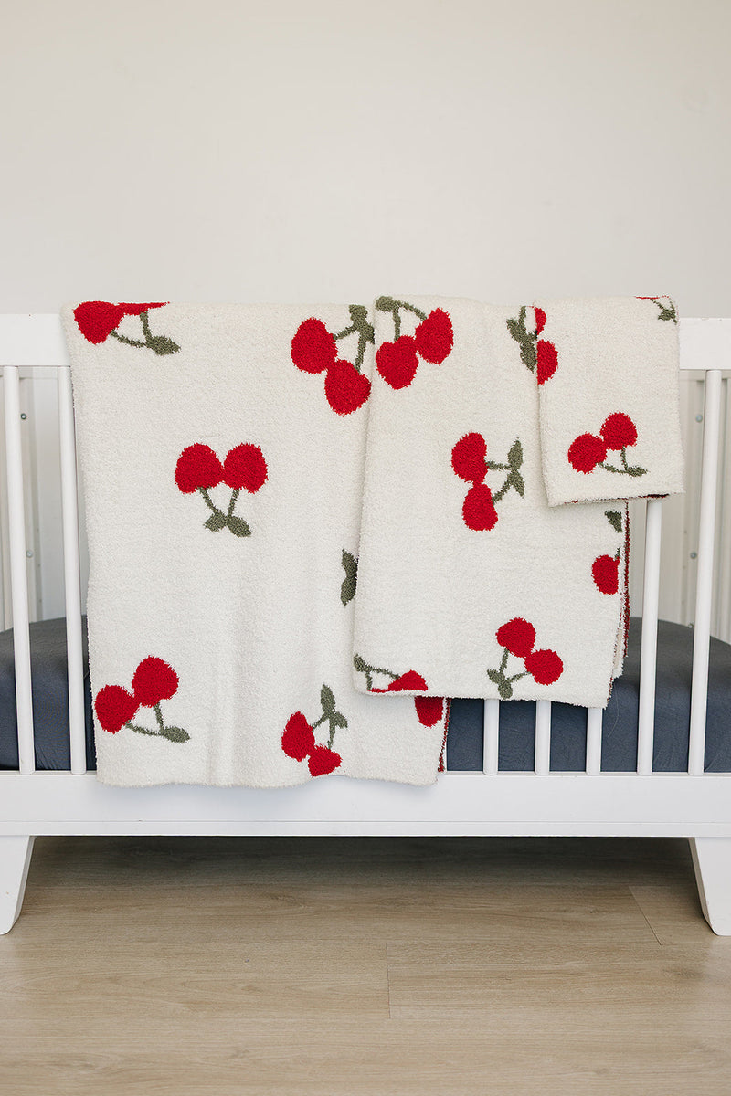 Cherry Plush Blanket