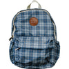 Navy Plaid Mini Backpack