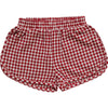 Red Gingham Shorts