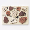 Wooden Tray Puzzle - Count to 10 Leaves