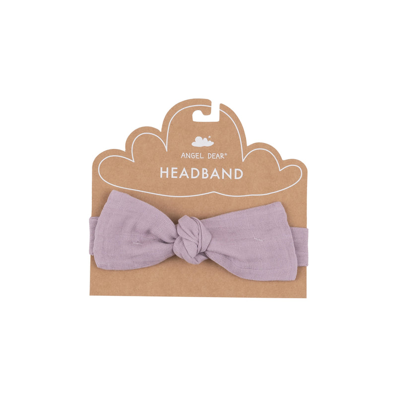 Headband - Dusty Lavender Solid Muslin