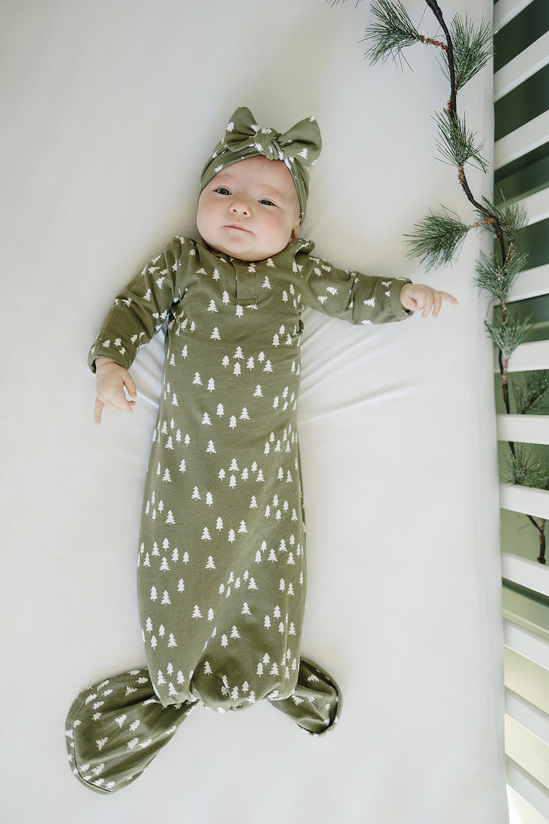Olive Pines Knot Gown