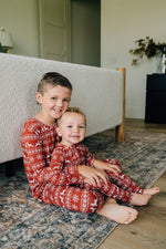 Fair Isle Bamboo Two-piece Cozy Set