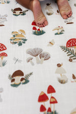 Mushroom Crib Sheet