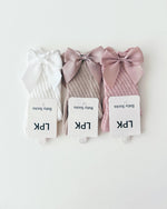 Cotton Lace Socks | Pink