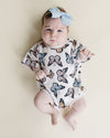 Short Sleeve Bubble Romper | Butterflies