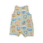 Shortie Romper - National Park Patches