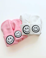 Smiley Beanie | White