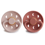 FRIGG Moon Natural Rubber Pacifier 2-Pack