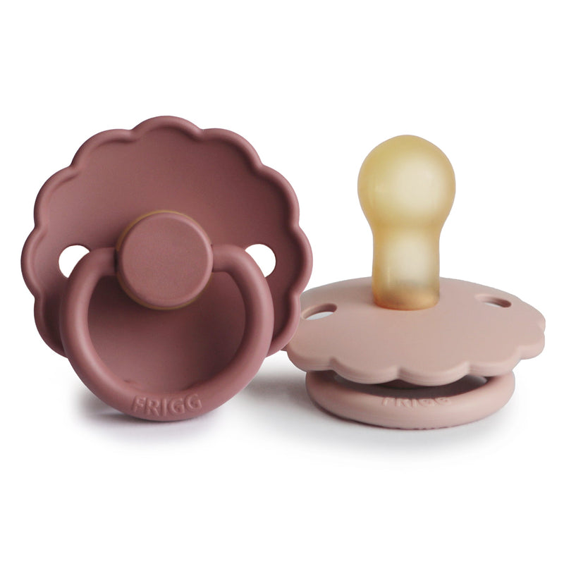 FRIGG Daisy Natural Rubber Pacifier 2-Pack