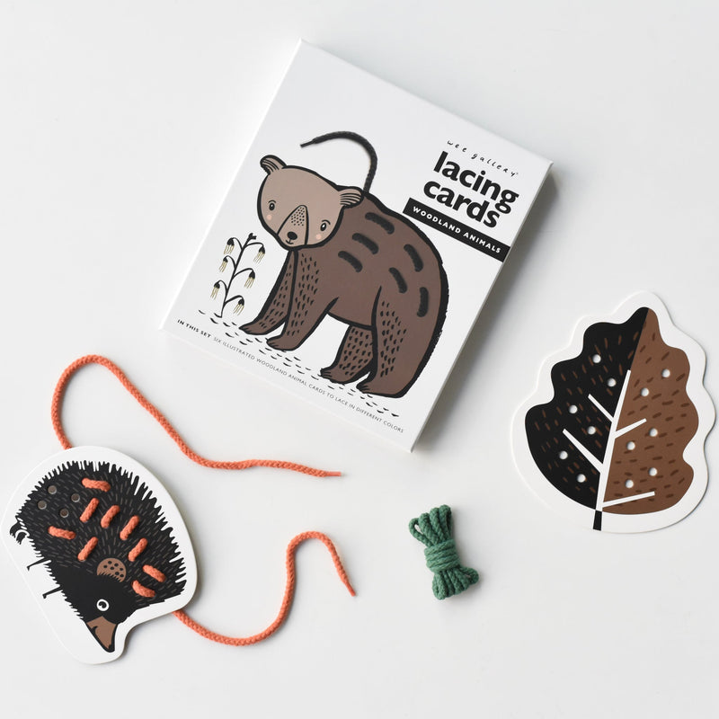 Lacing Cards - Woodland Animals