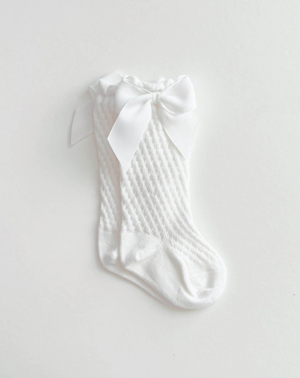 Cotton Lace Socks | White