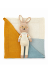 MIKE THE BUNNY 11.5" - NATURAL + BLANKET SET