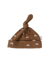RAINBOW KNOT HAT - RUST