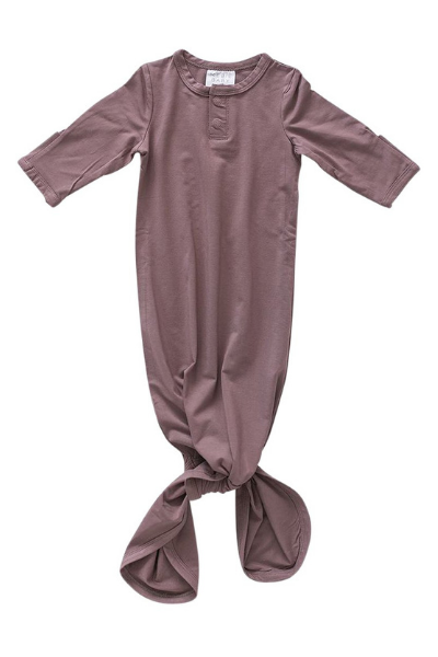 ELM KNOT GOWN - PLUM