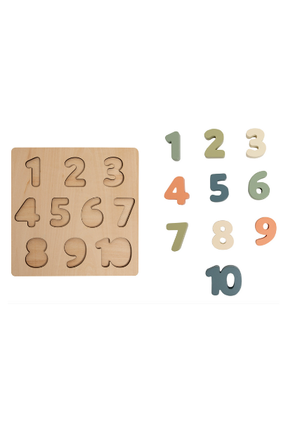 WOODEN NUMBERS PUZZLE