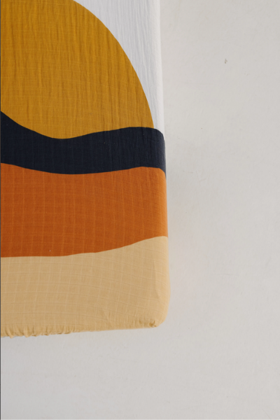 SUNSET CRIB SHEET