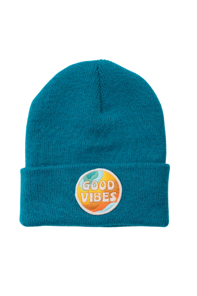 YOUTH GOOD VIBES BEANIE - GLACIER