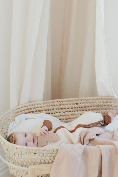 RAINBOW + RAYS TEETHER - MAHOGANY ROSE