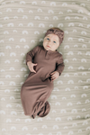 ELM KNOT GOWN - PLUM