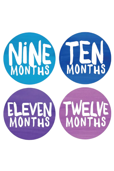RAINBOW SPECTRUM MONTHLY STICKERS