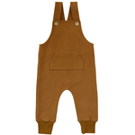 Mustard French Terry Overalls