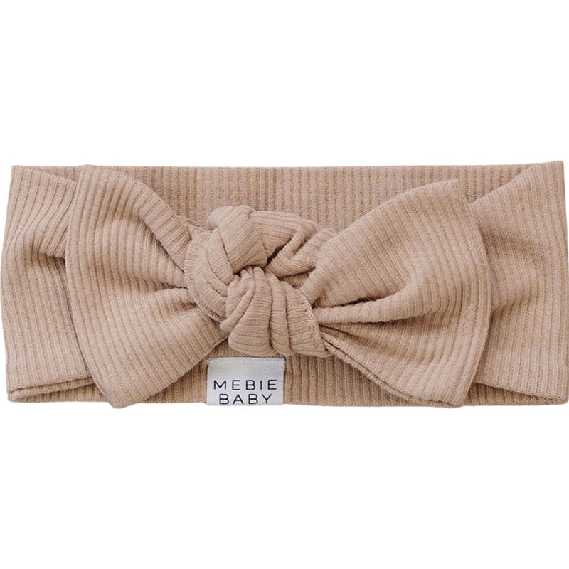 Pale Pink Organic Cotton Ribbed Head Wrap