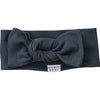 Charcoal Organic Cotton Ribbed Head Wrap