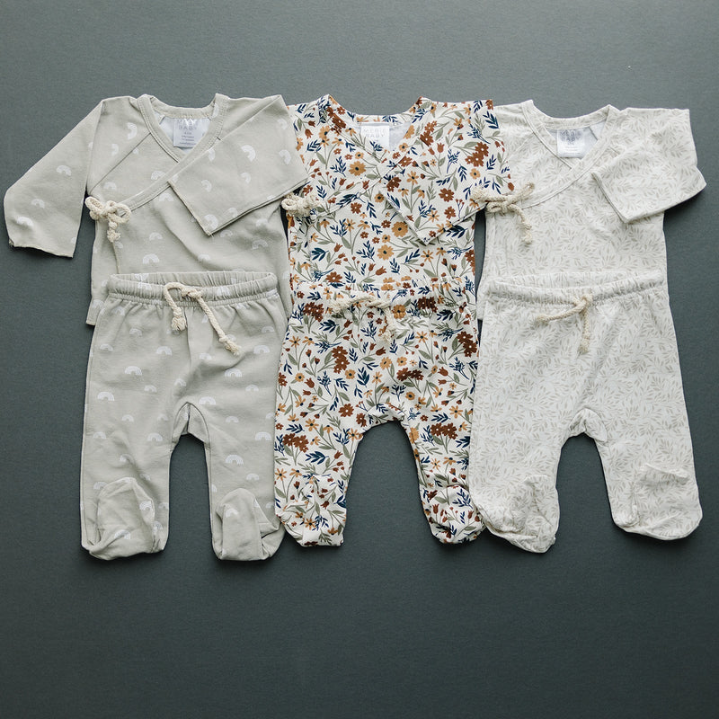 Harvest Floral Cotton Layette Set