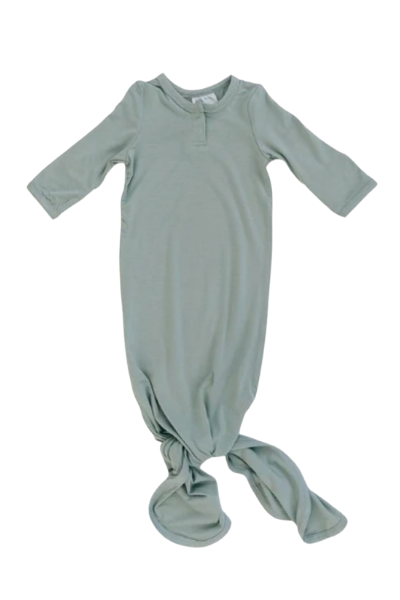 ELM KNOT GOWN - SAGE