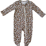 Magnolia Print Zipper