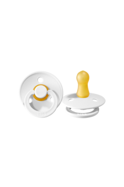 BIBS PACIFIER (2 PACK) - WHITE