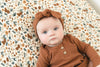 Mustard Organic Cotton Ribbed Head Wrap