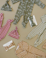 Green Gingham Zipper