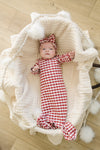 Red Gingham Head Wrap